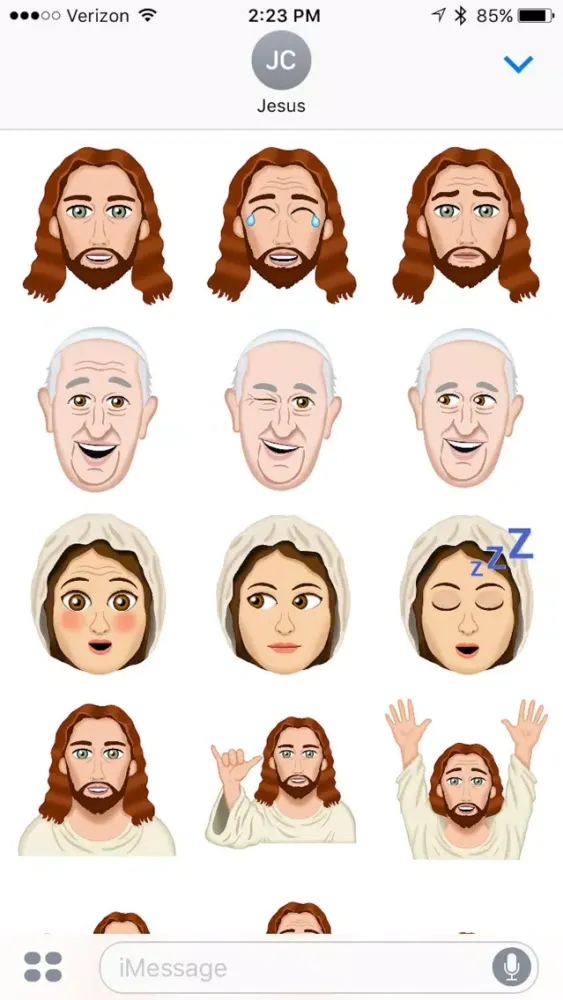 Скриншоты ChristianMoji Sticker Pack #1