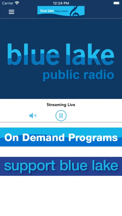 Screenshot di Blue Lake Public Radio