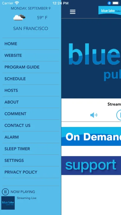 Screenshot di Blue Lake Public Radio