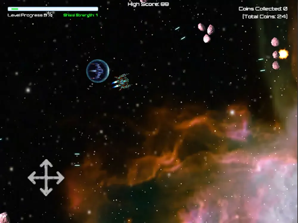 Tangkapan layar Space Escape - BLG iPad 