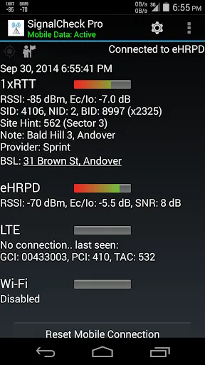 SignalCheck Pro स्क्रीनशॉट