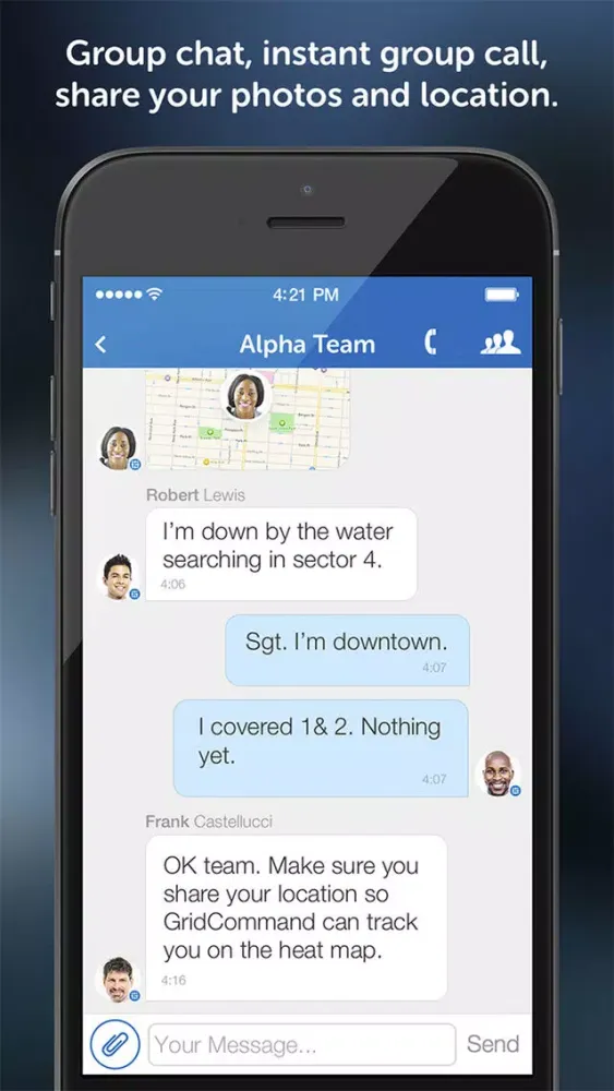 Capturas de tela do AFC Grid