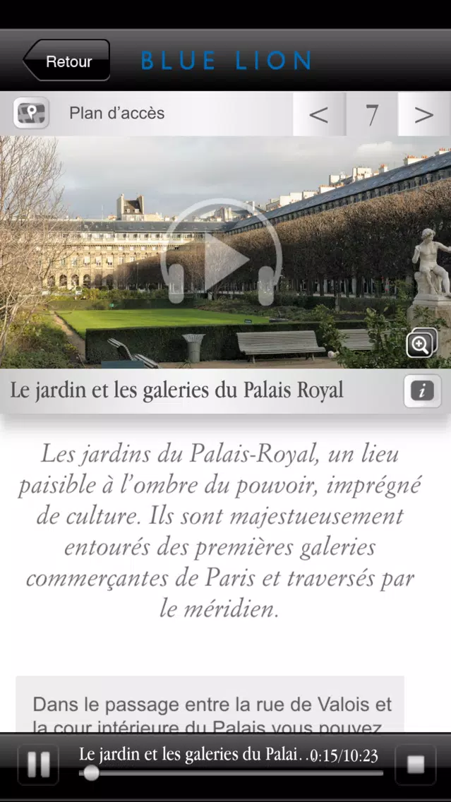 Capturas de tela do Paris - Le Palais Royal, entre pouvoir et culture