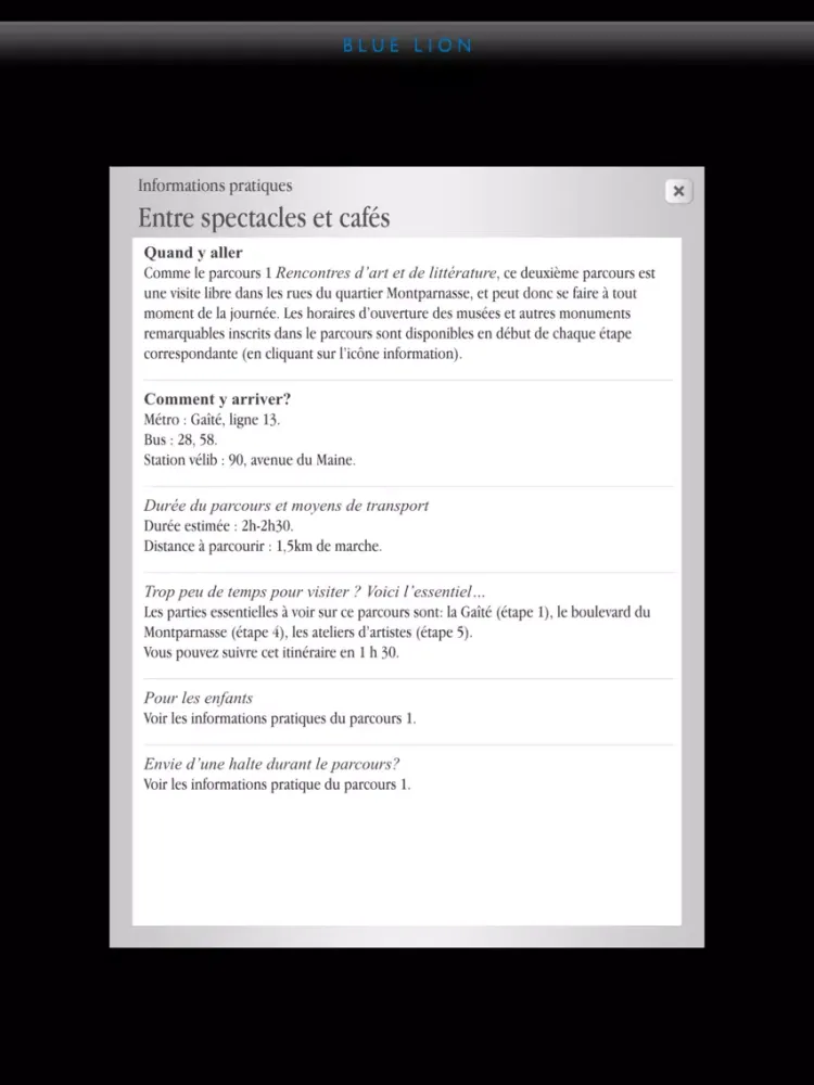Capturas de tela do Paris - Le Montparnasse des artistes iPad 