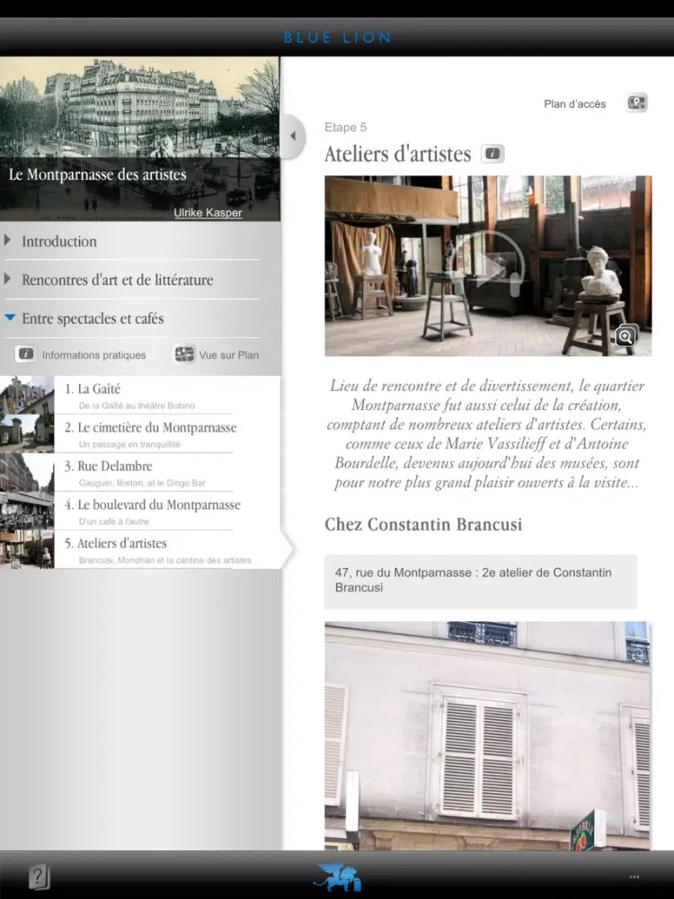Capturas de tela do Paris - Le Montparnasse des artistes iPad 