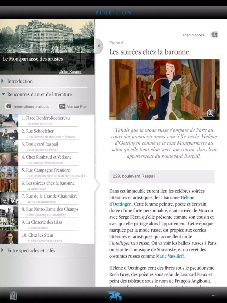 Capturas de tela do Paris - Le Montparnasse des artistes iPad 