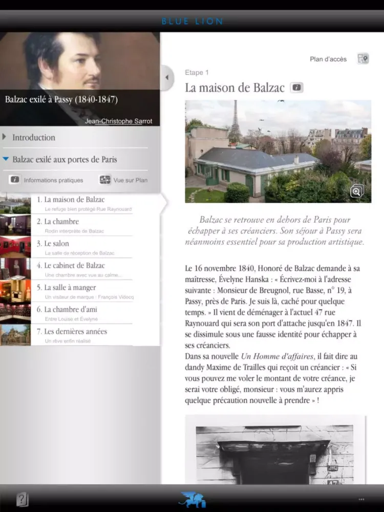 Paris - Balzac « exilé » à Passy (1840 - 1847) iPad  스크린샷