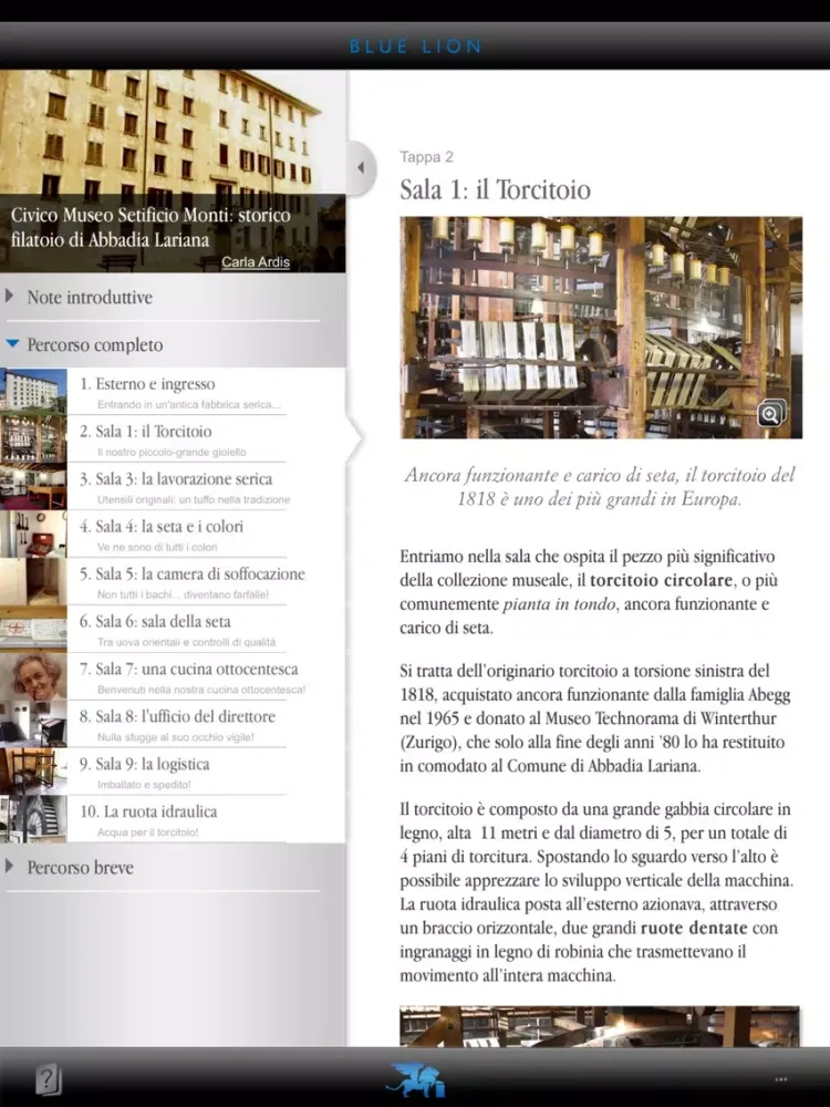 Italia - Museo Setificio Monti di Abbadia Lariana iPad  स्क्रीनशॉट