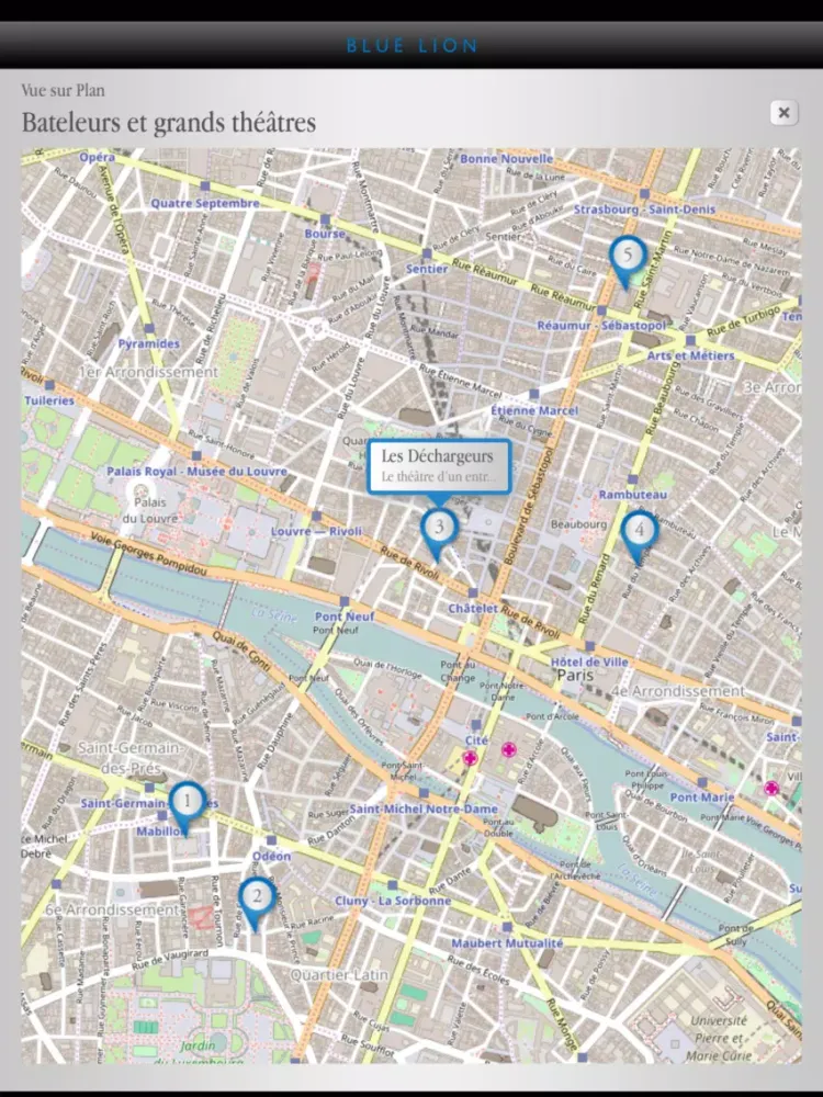 Paris - Le théâtre parisien dans l'histoire iPad  Ekran Görüntüleri
