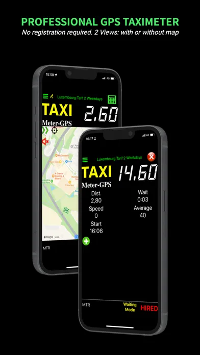 Tangkapan skrin Taximeter-GPS
