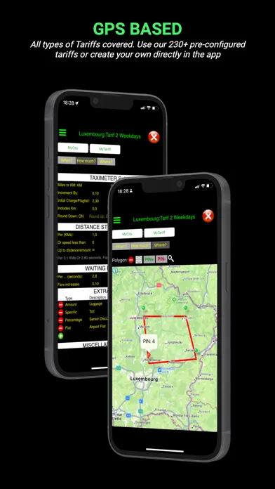 Tangkapan skrin Taximeter-GPS