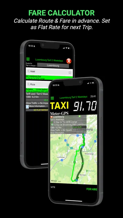 Tangkapan skrin Taximeter-GPS