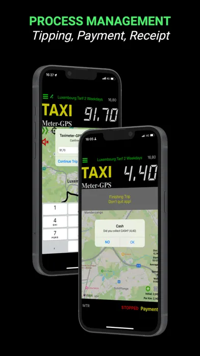 Tangkapan skrin Taximeter-GPS