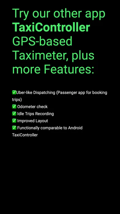 Tangkapan skrin Taximeter-GPS