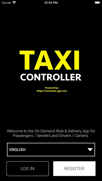 TaxiController Passenger Ekran Görüntüleri