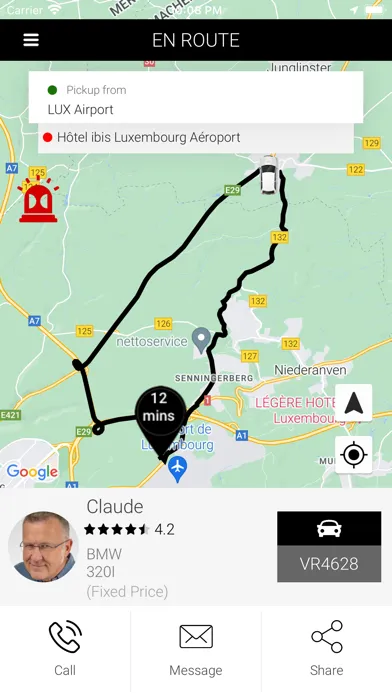 TaxiController Passenger Ekran Görüntüleri