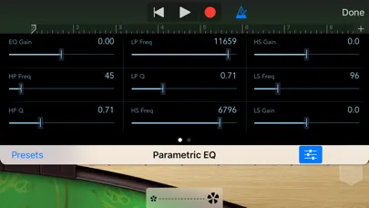 Parametric Equalizer應用截圖