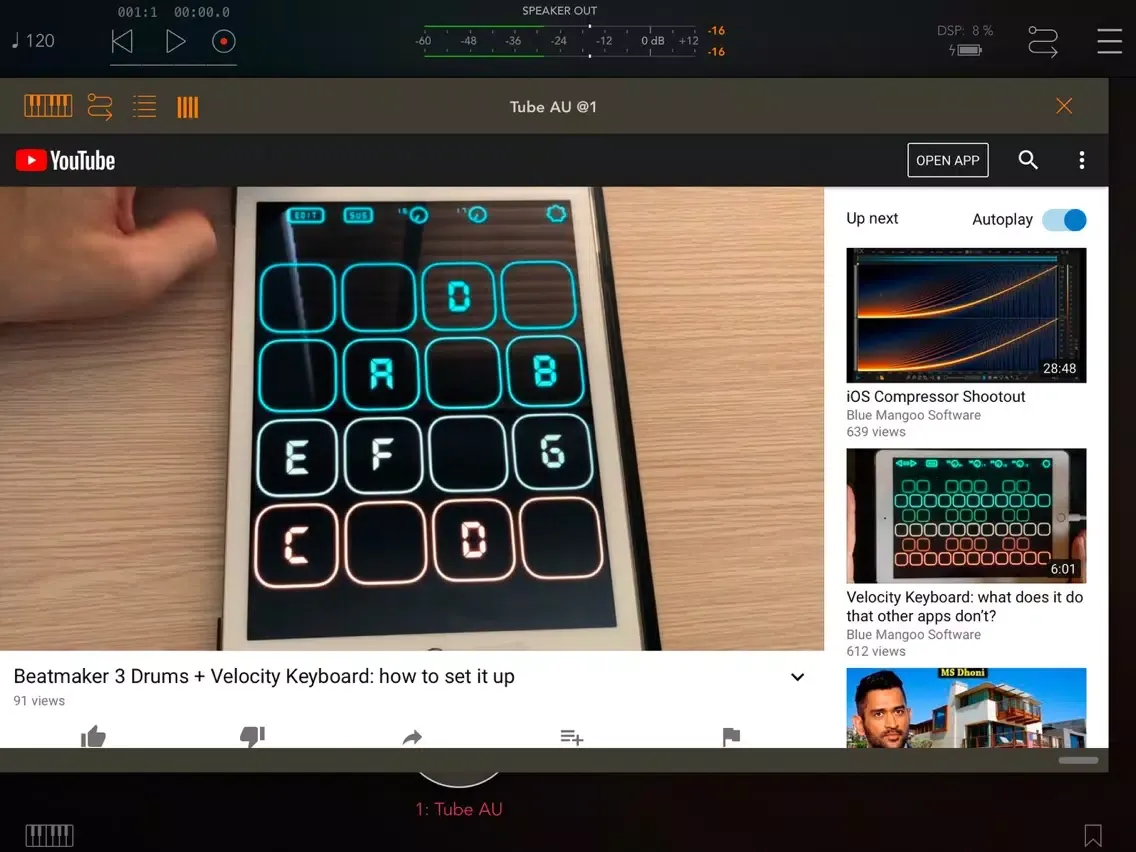 Screenshot di Tube AU iPad 