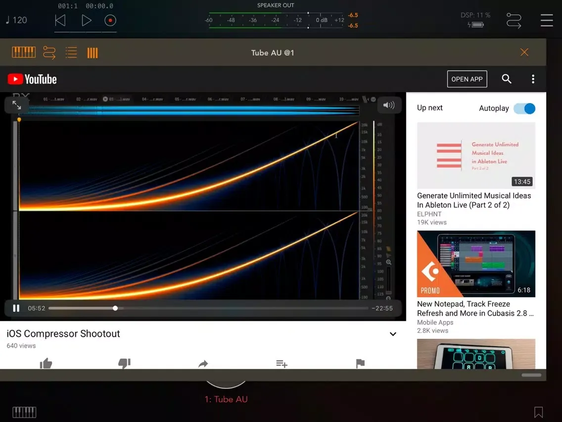 Screenshot di Tube AU iPad 