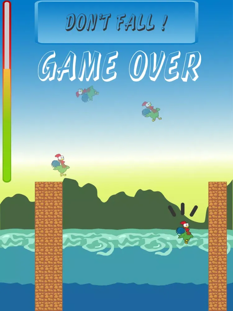 Captures d'écran de Chicken Brave Jump iPad 