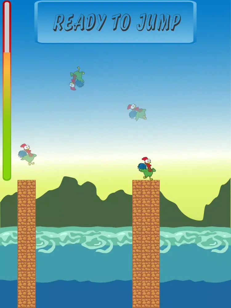 Captures d'écran de Chicken Brave Jump iPad 