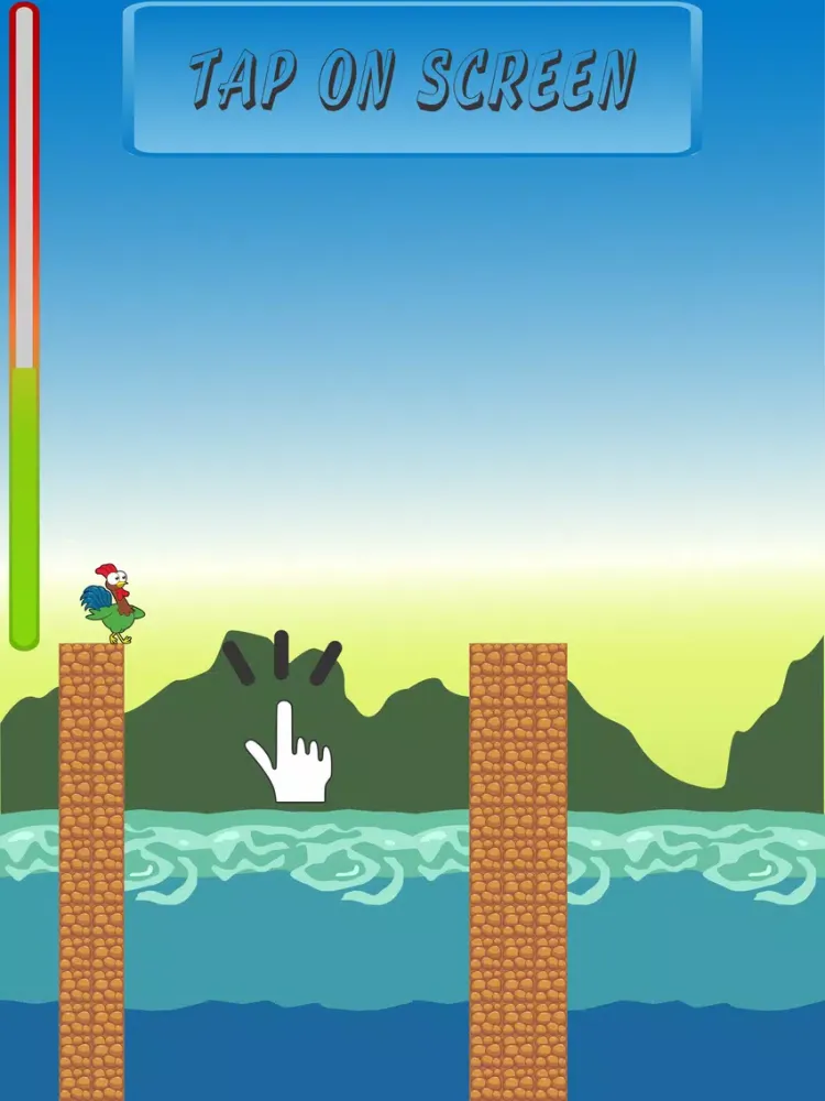 Captures d'écran de Chicken Brave Jump iPad 