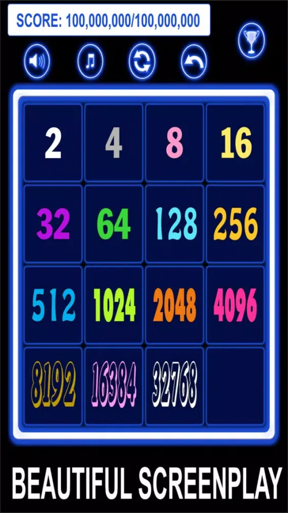 Ảnh chụp màn hình của 2048 Endless