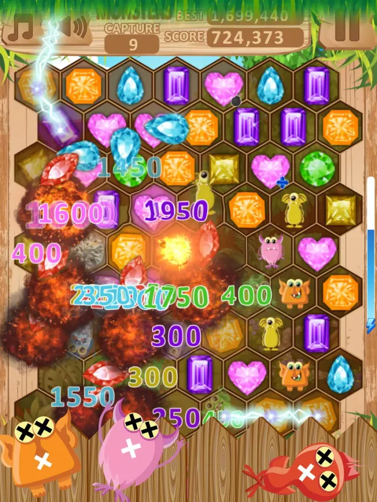 تصاویر Jewels Blast Crusher Hexagon iPad 