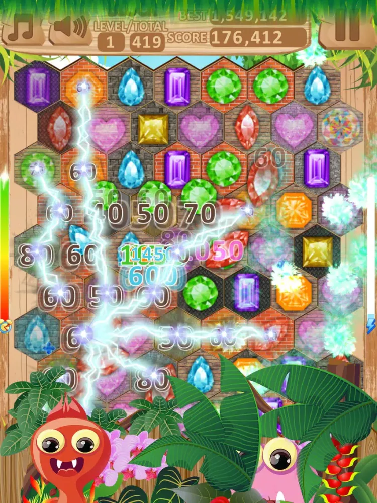 تصاویر Jewels Blast Crusher Hexagon iPad 