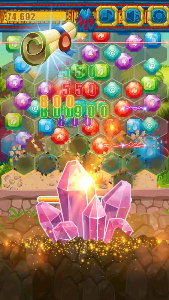 تصاویر Jewels Miner Dash Hexagon