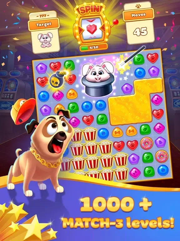 Tangkapan skrin Super Pug Story iPad 
