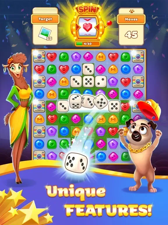 Tangkapan skrin Super Pug Story iPad 