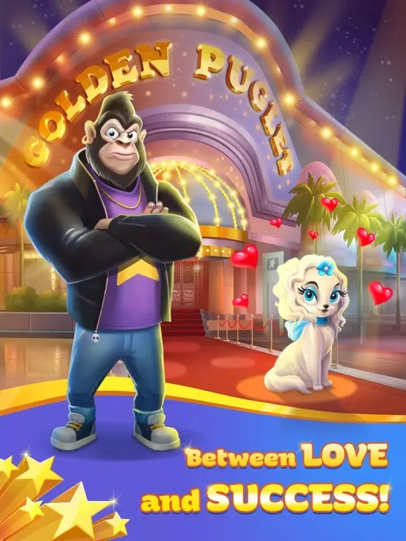 Tangkapan skrin Super Pug Story iPad 