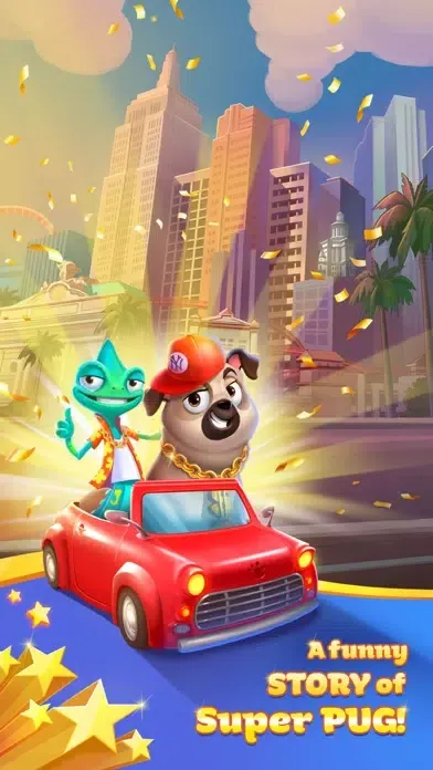 Tangkapan skrin Super Pug Story