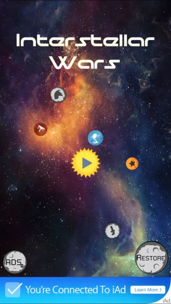 Tangkapan skrin Solaris Interstellar Wars