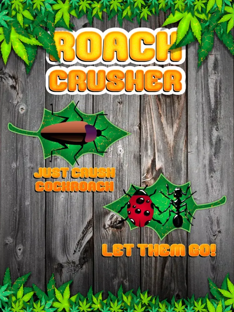 Tangkapan skrin Roach Crusher iPad 