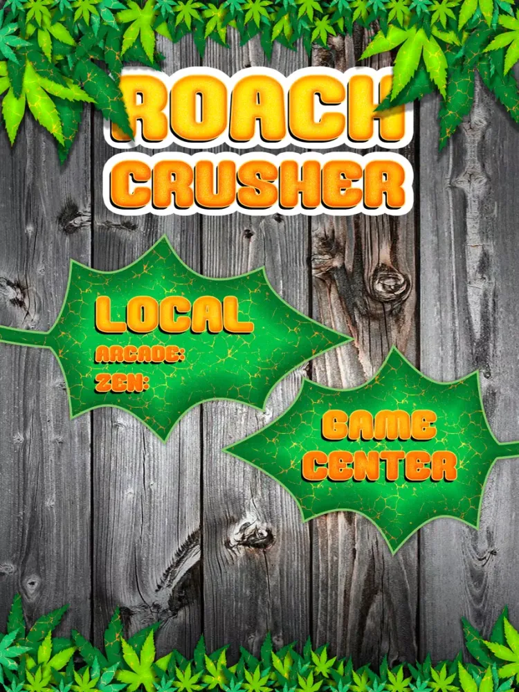 Tangkapan skrin Roach Crusher iPad 