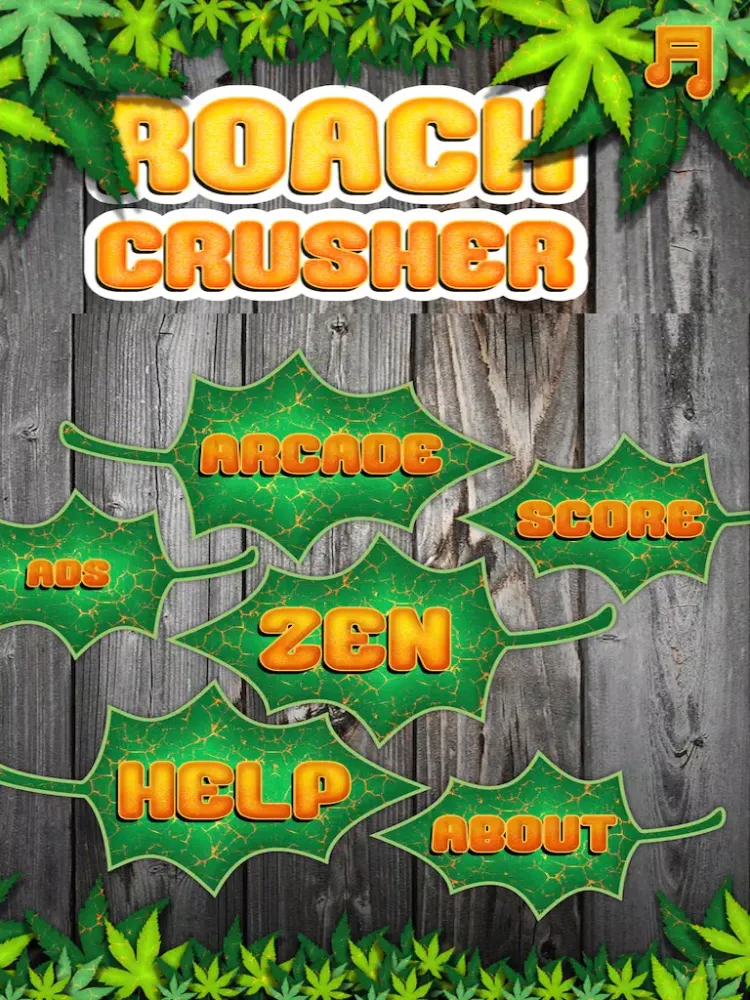 Tangkapan skrin Roach Crusher iPad 