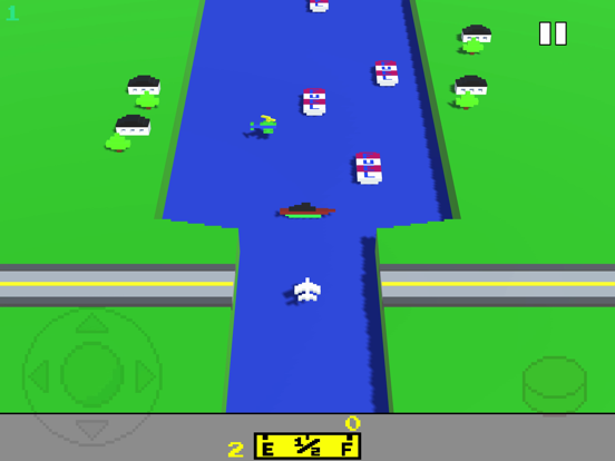 River Flight Retro Game iPad  스크린샷
