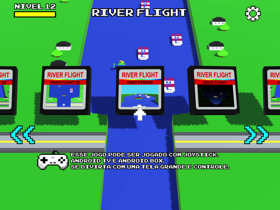 River Flight Retro Game iPad  스크린샷
