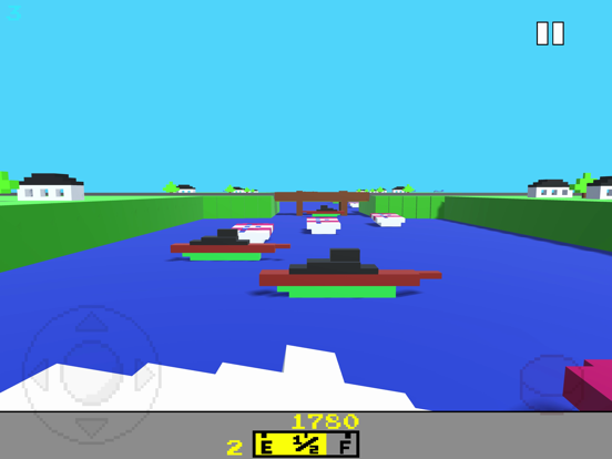 River Flight Retro Game iPad  스크린샷