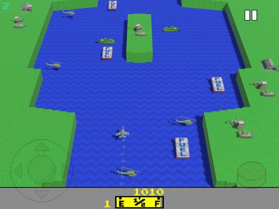 River Flight Retro Game iPad  스크린샷