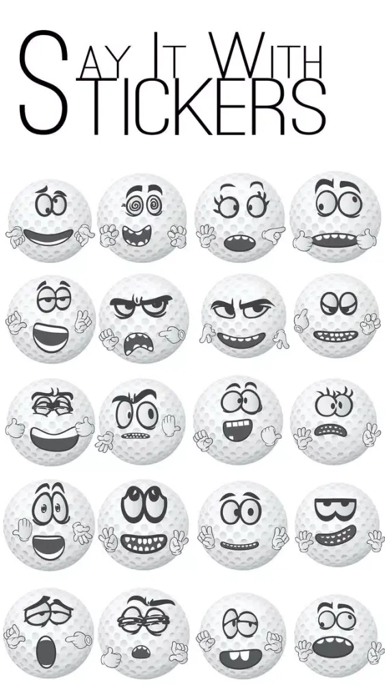 Birdie Golf Stickers سکرین شاٹس