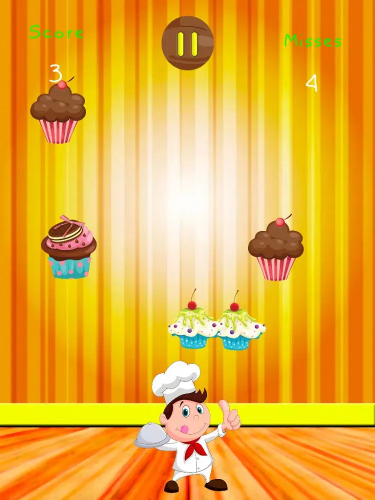 صور Crazy Chef Catches Cupcakes LITE iPad 