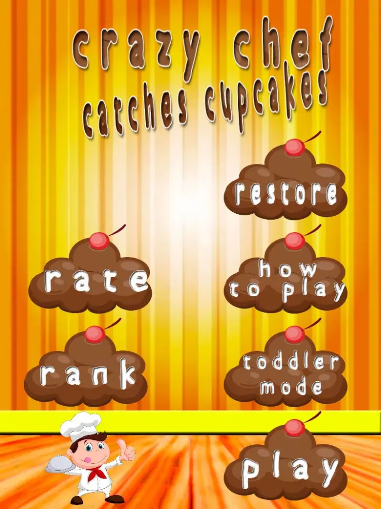 صور Crazy Chef Catches Cupcakes LITE iPad 