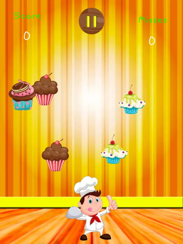 صور Crazy Chef Catches Cupcakes LITE iPad 