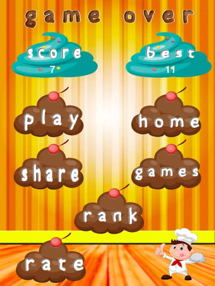 صور Crazy Chef Catches Cupcakes LITE iPad 