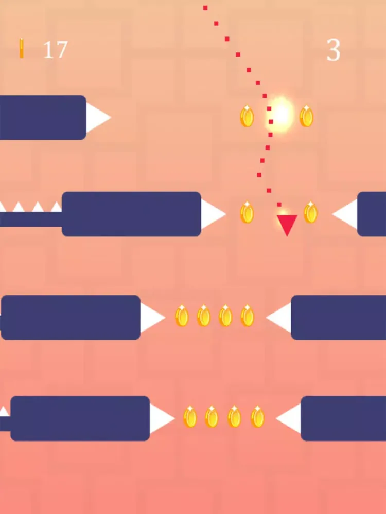 Infinite Drop - Free Flappy Arrow Game iPad  스크린샷