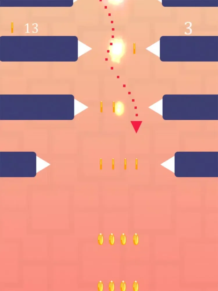 Infinite Drop - Free Flappy Arrow Game iPad  스크린샷