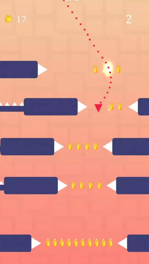 Infinite Drop - Free Flappy Arrow Game 스크린샷